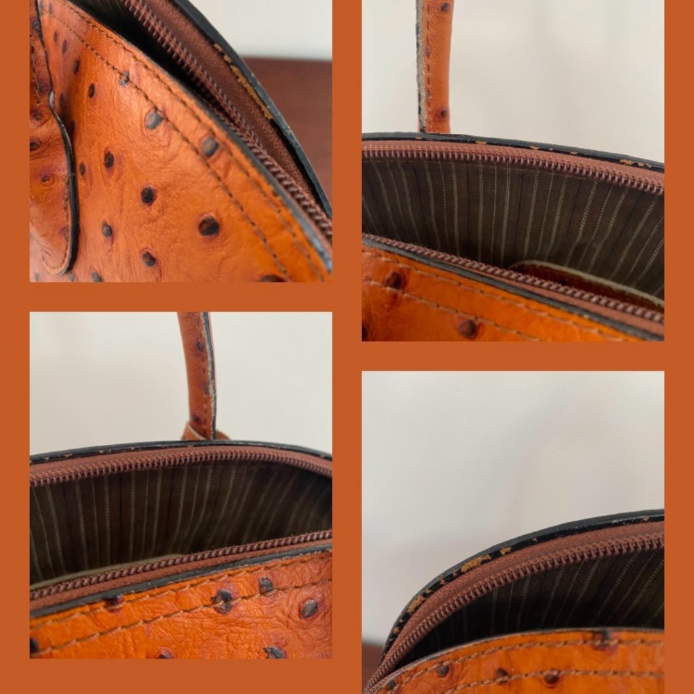 Gorgeous Leather Locking Satchel - Includes Lock & Key - Picture 7 of 17
